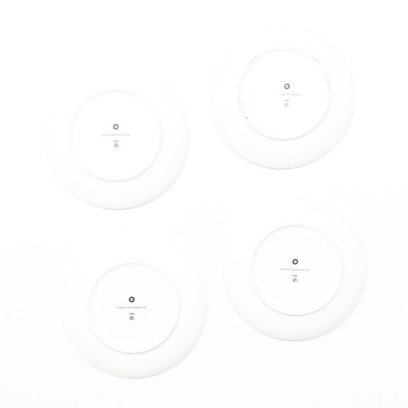 Target Monogram Letter D decorative appetizer plates - set of 4 - Picture 3 of 4